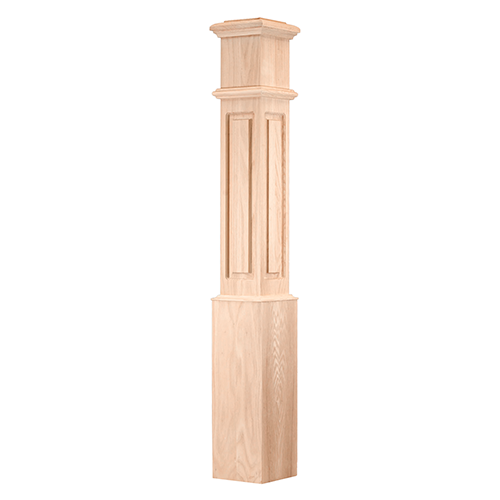 A NEWEL POST'S HANDRAIL IS ATTACHED. NEFS